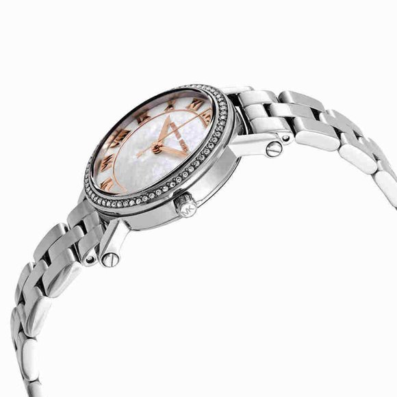 Michael Kors Mother of Pearl Ladies watch w/ box - Picture 2 of 3